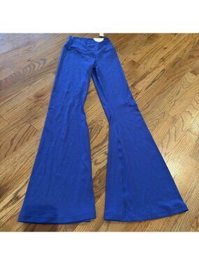 OFFLINE BY AERIE WOMENS ROYAL BLUE FLARE LEGGINGS HIGH RISE NEW M